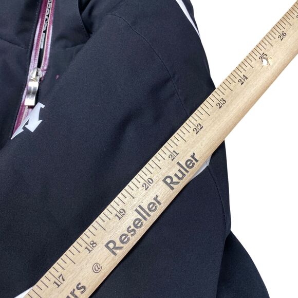 Descente Women's Bree Ski Hooded Insulated Jacket Size US 4  Black - Picture 9 of 16